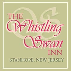 Text logo for "The Whistling Swan Inn" located in Stanhope, New Jersey.