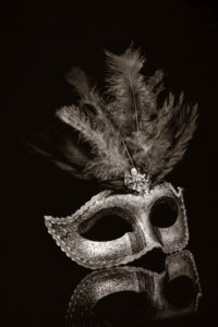 Masquerade venetian carnival mask